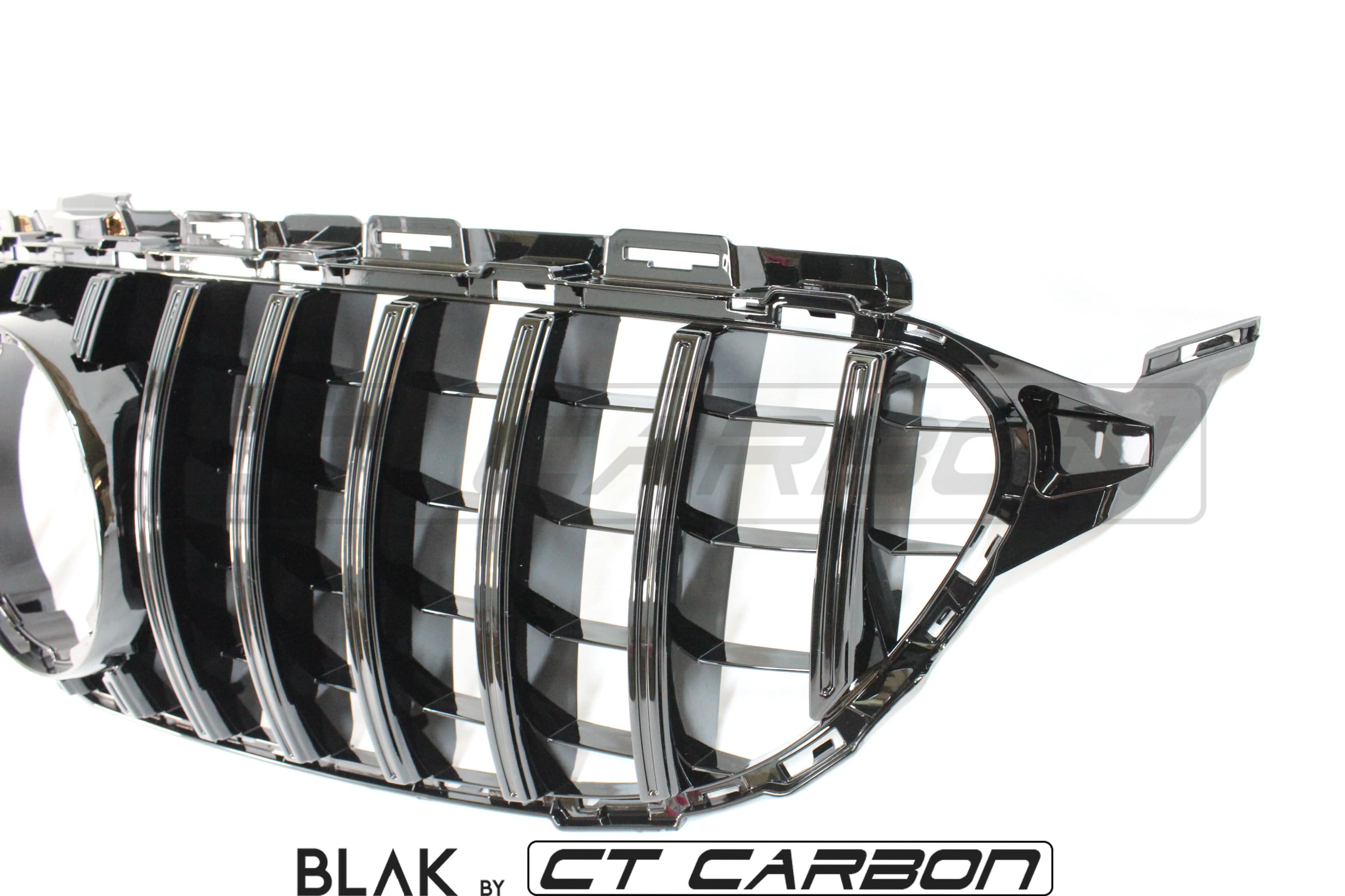 MERCEDES W205 C CLASS 2019+ BLACK GRILLE (WITH CAMERA) - BLAK BY CT CARBON