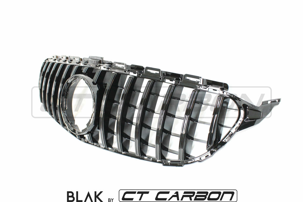 MERCEDES W205 C CLASS 2019+ BLACK GRILLE (WITH CAMERA) - BLAK BY CT CARBON