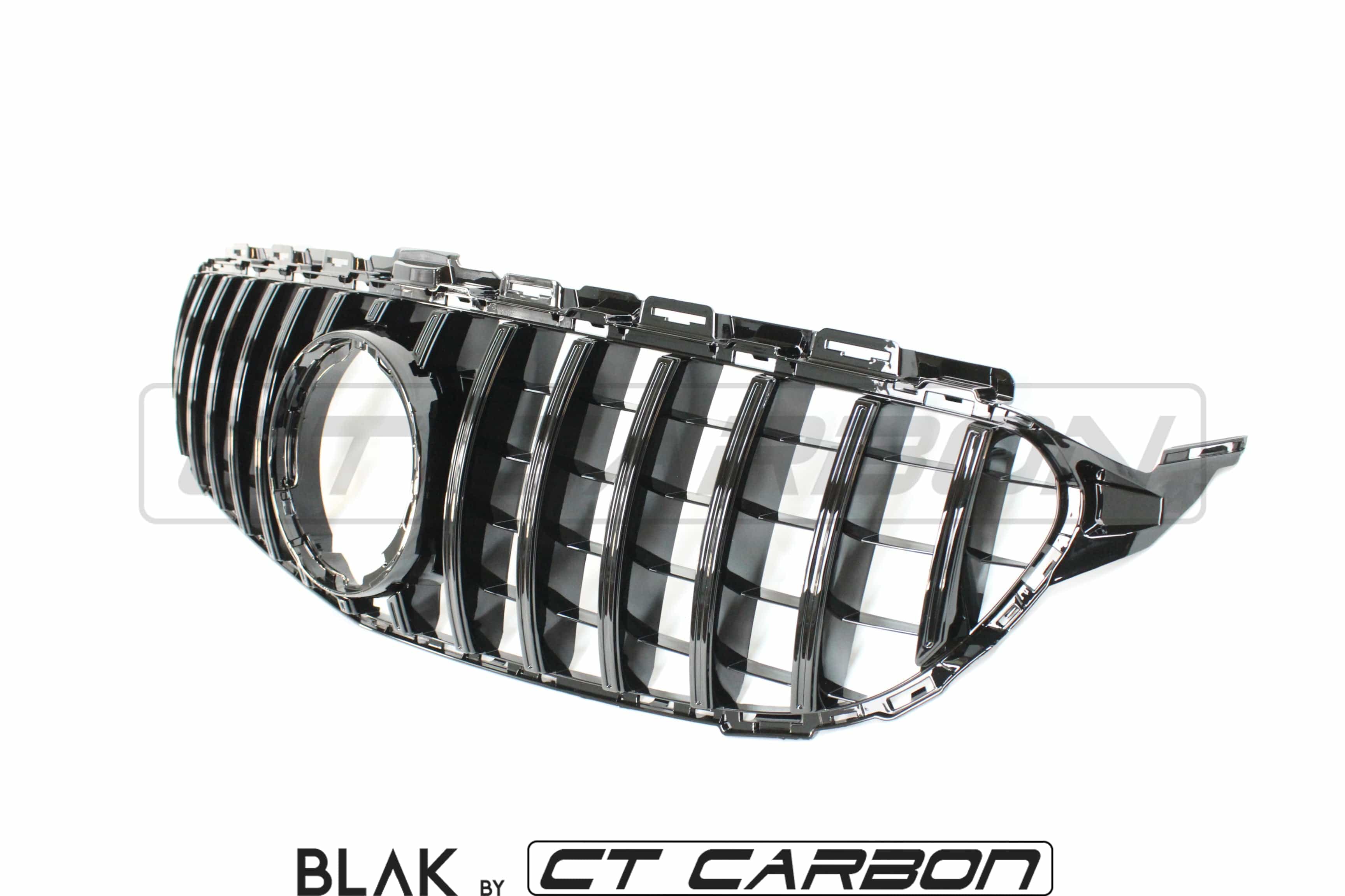 MERCEDES W205 C CLASS 2019+ BLACK GRILLE (WITH CAMERA) - BLAK BY CT CARBON