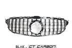 MERCEDES W205 C63 AMG 2014-2018 AMG GT BLACK GRILLE (WITH CAMERA)