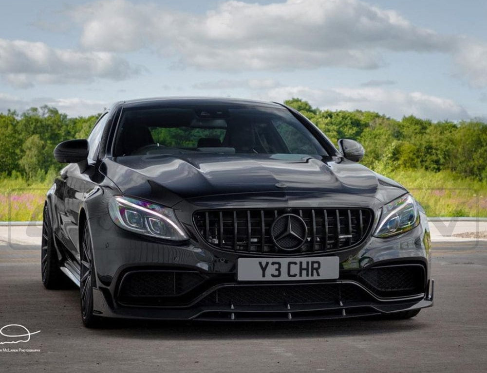 MERCEDES W205 C63 AMG 2014-2018 AMG GT BLACK GRILLE (WITHOUT CAMERA)