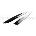BMW 5 SERIES G30/31 GLOSS BLACK SIDE SKIRTS - MP STYLE - BLAK BY CT CARBON