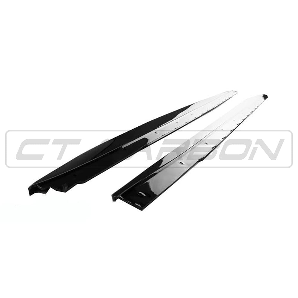 BMW 5 SERIES G30/31 GLOSS BLACK SIDE SKIRTS - MP STYLE - BLAK BY CT CARBON