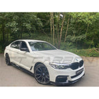 BMW 5 SERIES G30/31 GLOSS BLACK SIDE SKIRTS - MP STYLE - BLAK BY CT CARBON