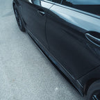 BMW 5 SERIES G30/31 GLOSS BLACK SIDE SKIRTS - MP STYLE - BLAK BY CT CARBON