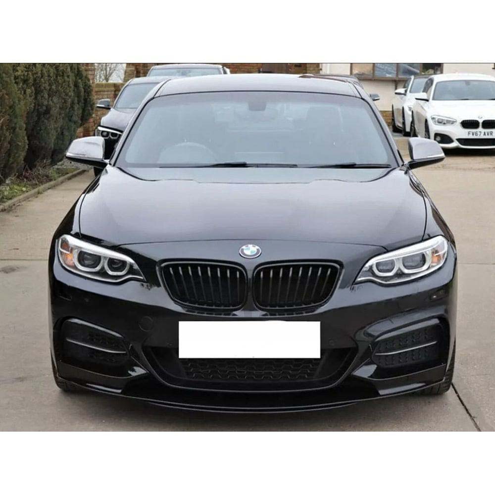 BMW 2 SERIES F22/F23 PRE LCI GLOSS BLACK SPLITTER