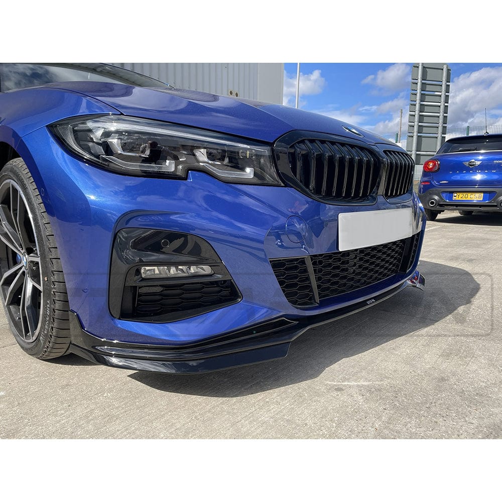 BMW 3 SERIES G20/G21 PRE LCI GLOSS BLACK SPLITTER - MP STYLE