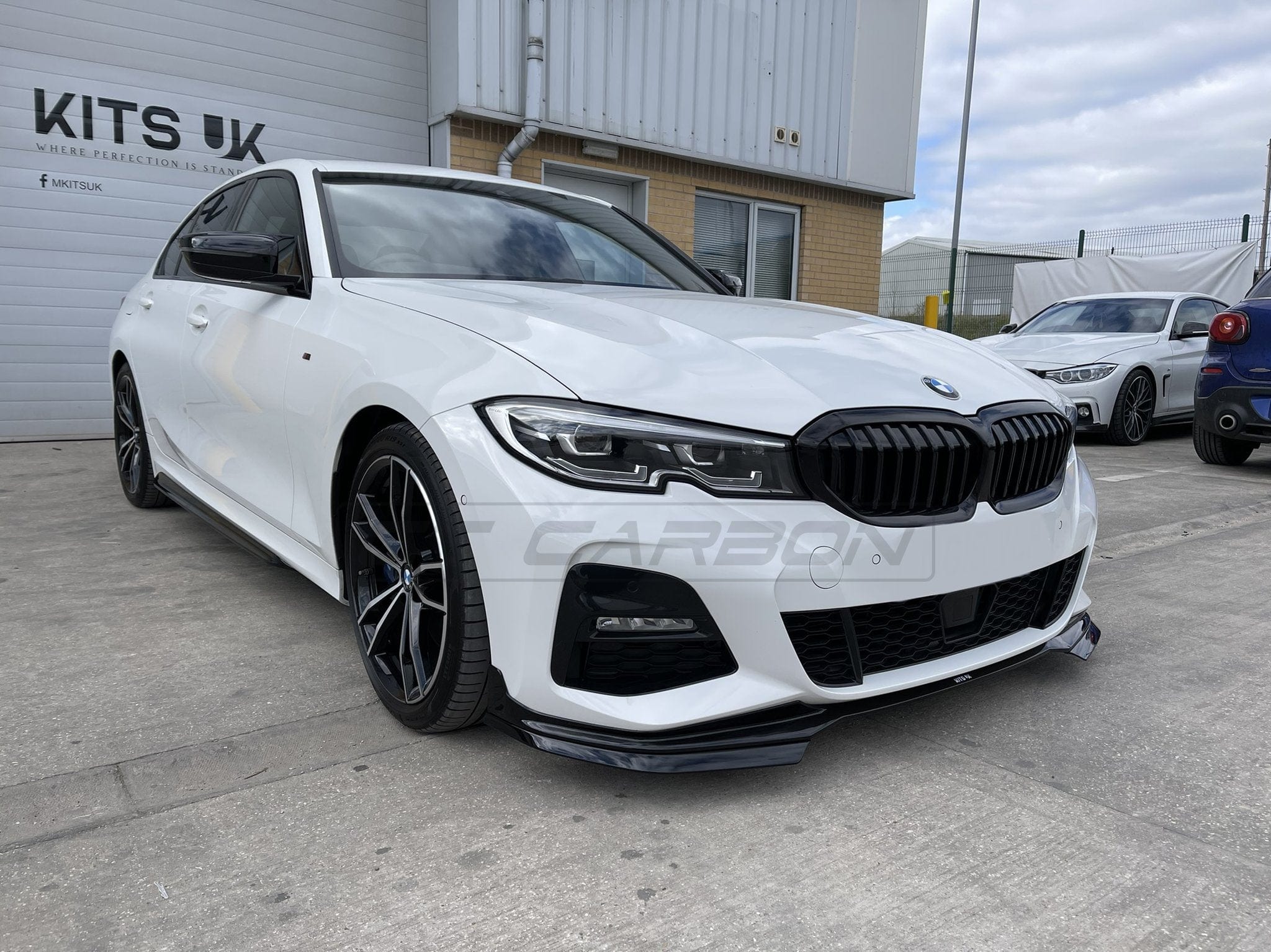 BMW 3 SERIES G20/G21 PRE LCI GLOSS BLACK SPLITTER - MP STYLE