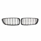 BMW M4 F82 / F83 & F32/F33/F36 4 SERIES DOUBLE SLAT BLACK GRILLES - BLAK BY CT CARBON