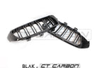 BMW M4 F82 / F83 & F32/F33/F36 4 SERIES DOUBLE SLAT BLACK GRILLES - BLAK BY CT CARBON
