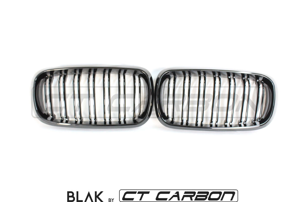 BMW X5M/X6M F16 & F15 DOUBLE SLAT GRILLES - BLAK BY CT CARBON