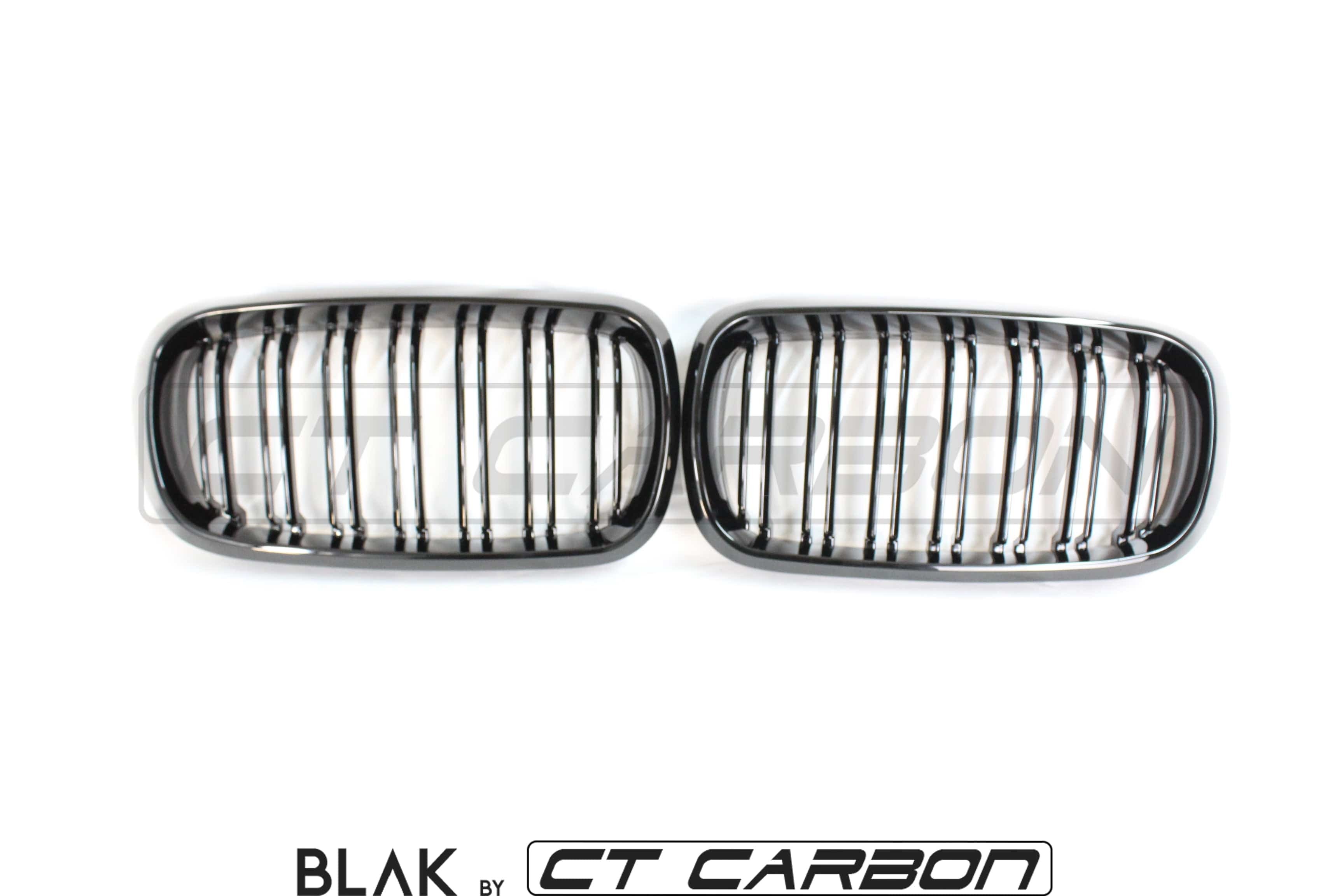 BMW X5M/X6M F16 & F15 DOUBLE SLAT GRILLES - BLAK BY CT CARBON