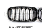 BMW X5M/X6M F16 & F15 DOUBLE SLAT GRILLES - BLAK BY CT CARBON