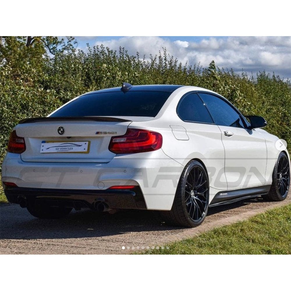 BMW 2 SERIES F23 GLOSS BLACK SPOILER - MP STYLE - BLAK BY CT CARBON
