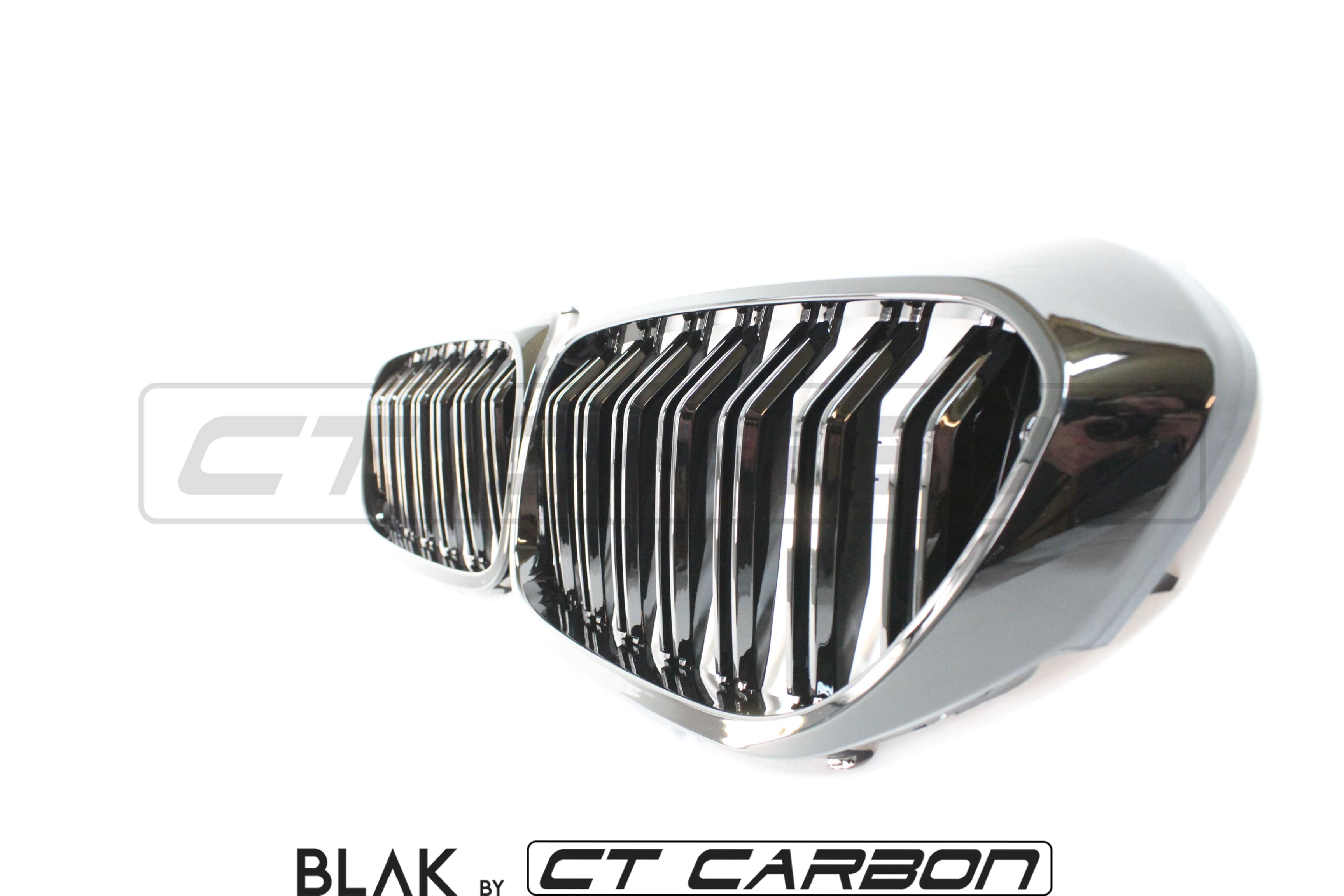 BMW M5 F90 / 5 SERIES G30/G31 DOUBLE SLAT BLACK GRILLES - BLAK BY CT CARBON