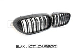 BMW M5 F90 / 5 SERIES G30/G31 DOUBLE SLAT BLACK GRILLES - BLAK BY CT CARBON