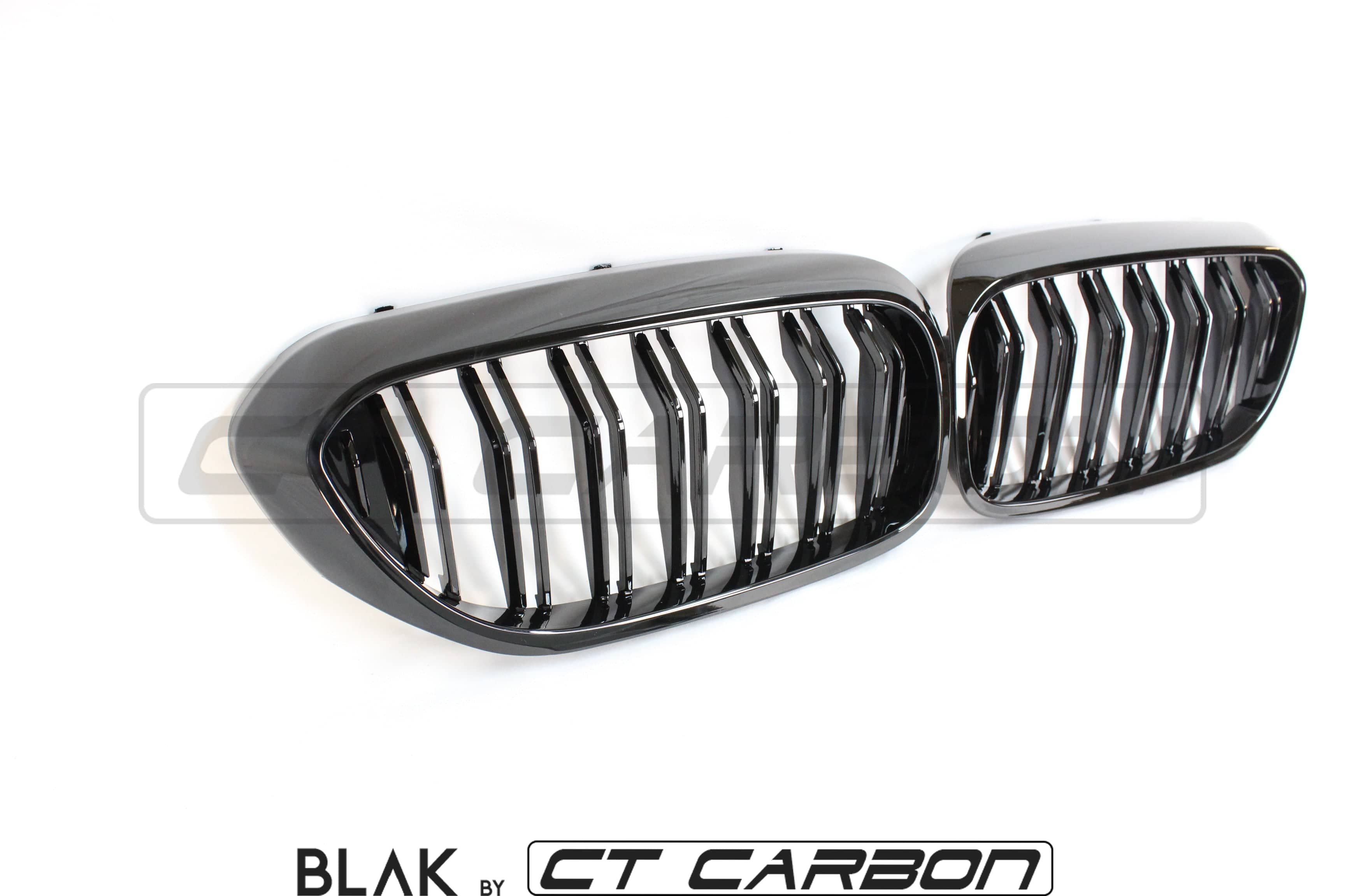 BMW M5 F90 / 5 SERIES G30/G31 DOUBLE SLAT BLACK GRILLES - BLAK BY CT CARBON