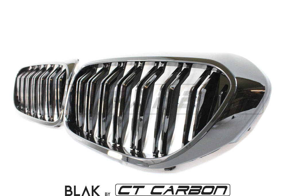 BMW M5 F90 / 5 SERIES G30/G31 DOUBLE SLAT BLACK GRILLES - BLAK BY CT CARBON