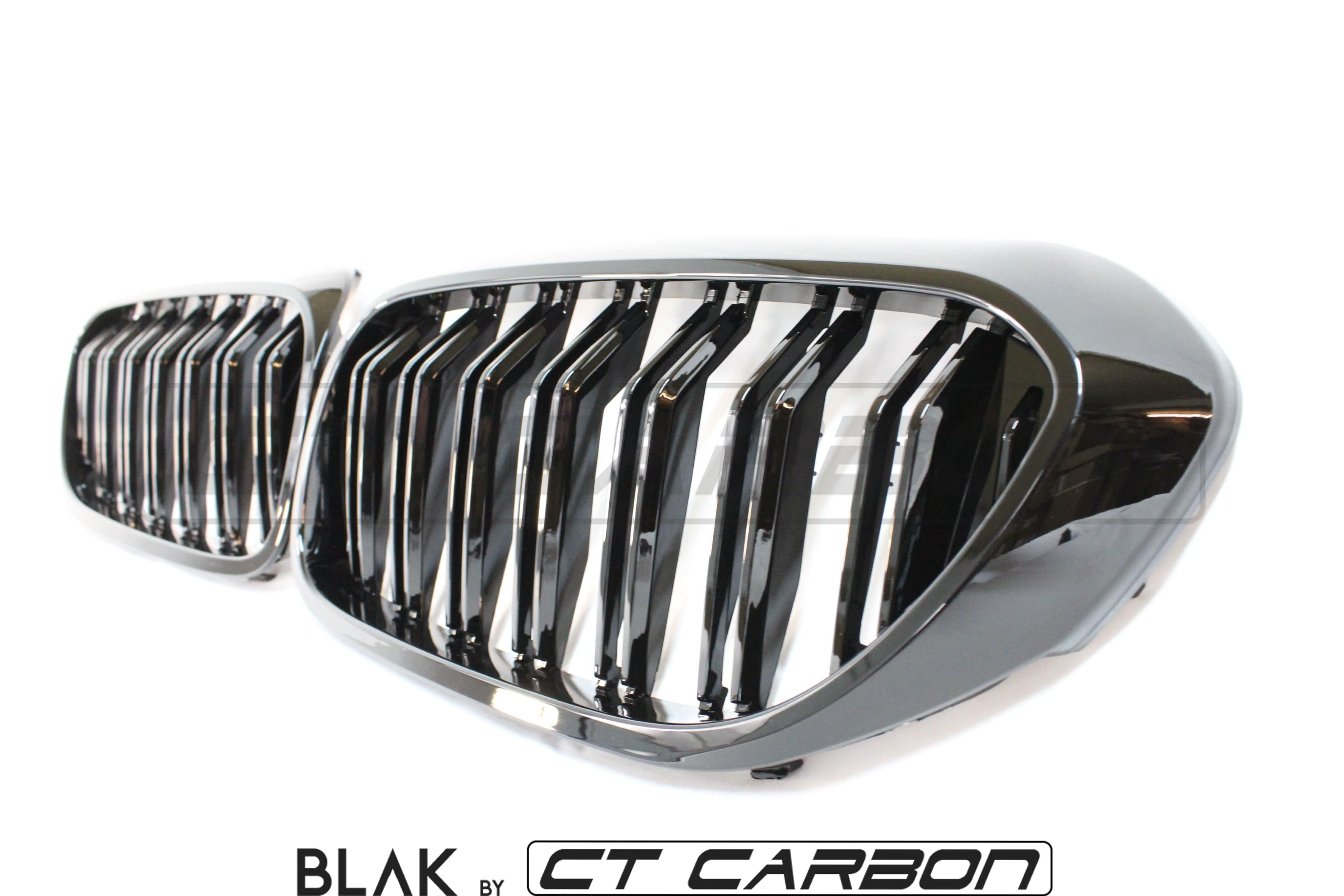 BMW M5 F90 / 5 SERIES G30/G31 DOUBLE SLAT BLACK GRILLES - BLAK BY CT CARBON