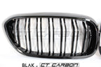 BMW M5 F90 / 5 SERIES G30/G31 DOUBLE SLAT BLACK GRILLES - BLAK BY CT CARBON