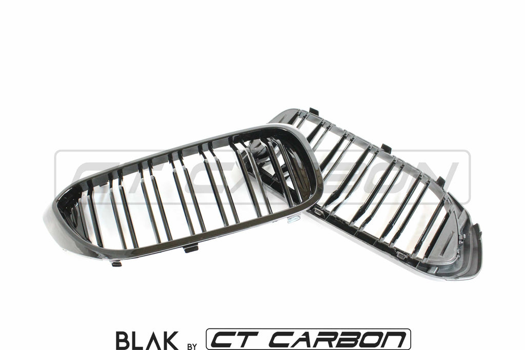 BMW M5 F90 / 5 SERIES G30/G31 DOUBLE SLAT BLACK GRILLES - BLAK BY CT CARBON