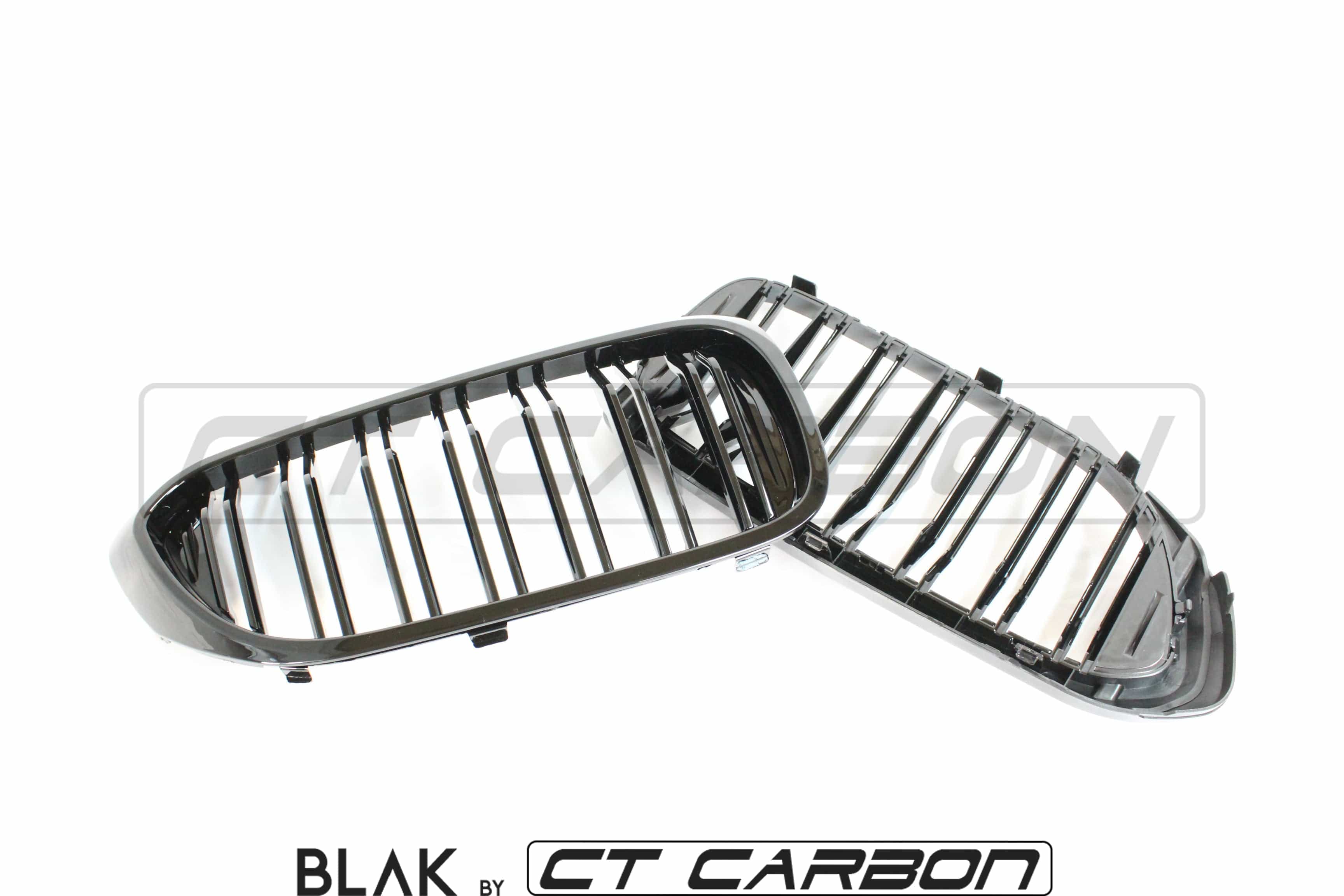 BMW M5 F90 / 5 SERIES G30/G31 DOUBLE SLAT BLACK GRILLES - BLAK BY CT CARBON
