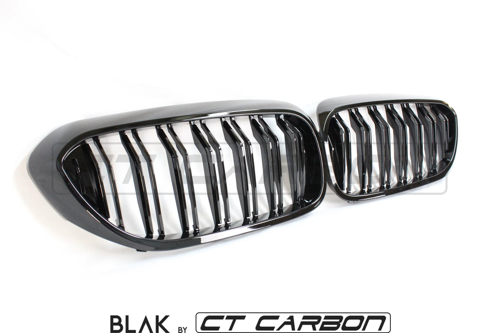 BMW M5 F90 / 5 SERIES G30/G31 DOUBLE SLAT BLACK GRILLES - BLAK BY CT CARBON