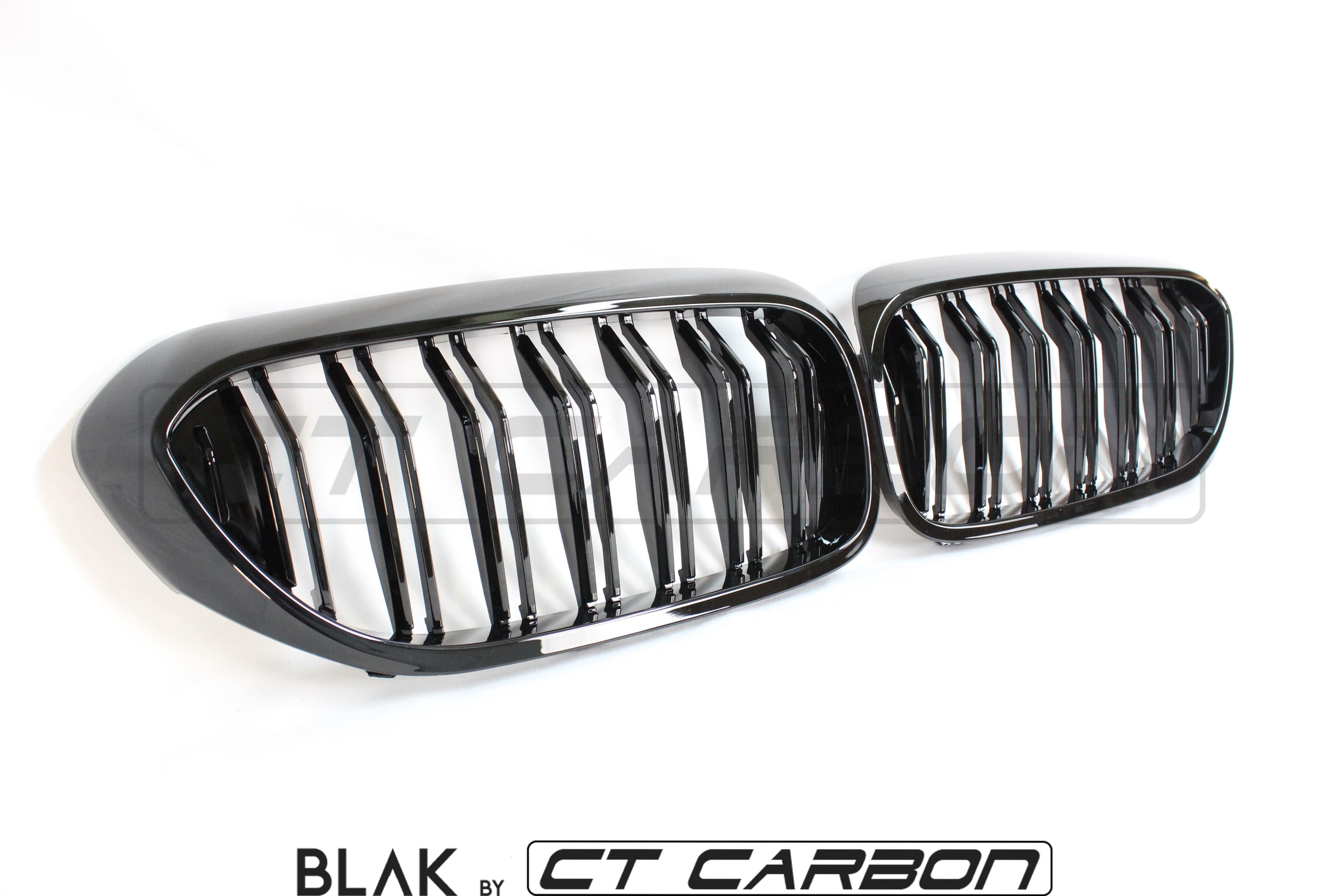 BMW M5 F90 / 5 SERIES G30/G31 DOUBLE SLAT BLACK GRILLES - BLAK BY CT CARBON