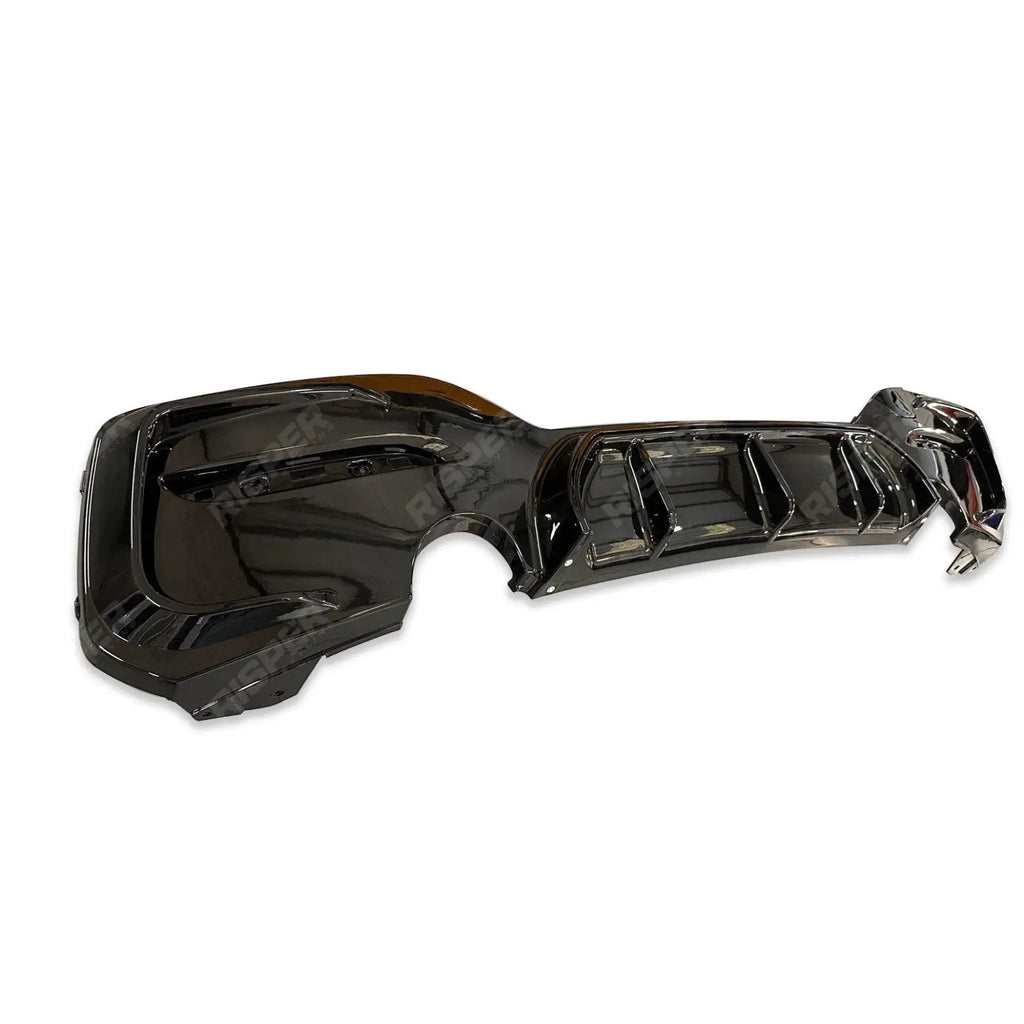 BMW 1 Series F20 LCI Facelift M Sport 2015-2019 Gloss Black Rear Diffuser Valance