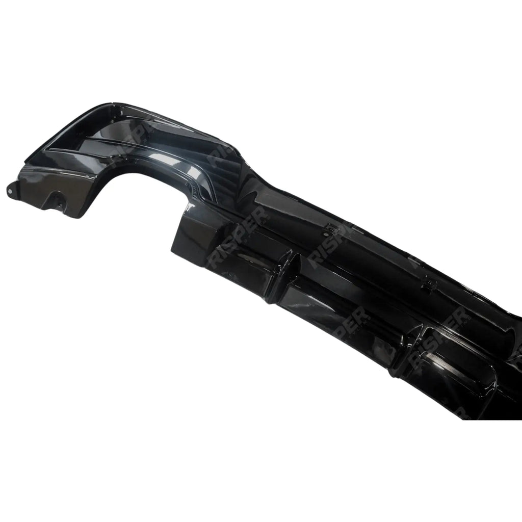 Bmw 1 Series F20 M Sport Pre Lci 2012-2015 Rear Diffuser 00__00 In Gloss Black