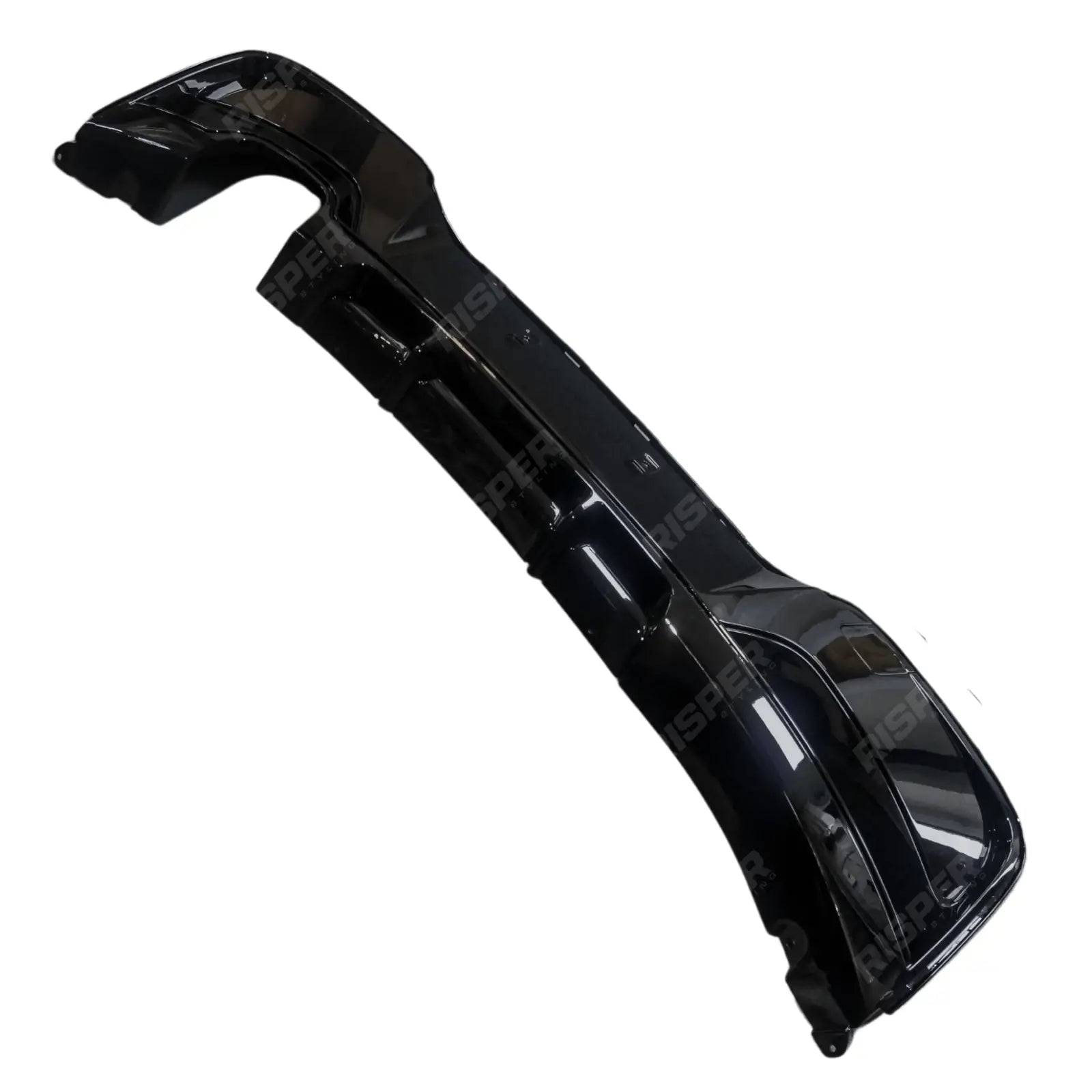 Bmw 1 Series F20 M Sport Pre Lci 2012-2015 Rear Diffuser 00__ In Gloss Black