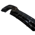 Bmw 1 Series F20 M Sport Pre Lci 2012-2015 Rear Diffuser 00__ In Gloss Black
