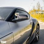 BMW 1 Series F40, 2 Series F44 & Toyota Supra Pre-Preg Carbon Fibre M Style Mirror Covers by TRE (2019+)