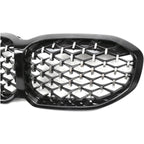 BMW 1 Series F40 2018 - 2024 Gloss Black Diamond Style Front Grill