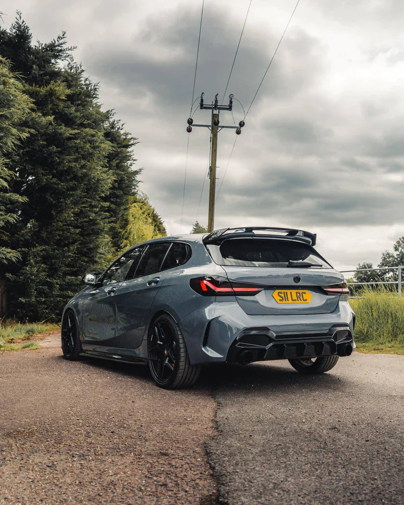 BMW 1 SERIES & M135I F40 EVO-1 GLOSS BLACK SIDE SKIRTS BY ZAERO (2019+)