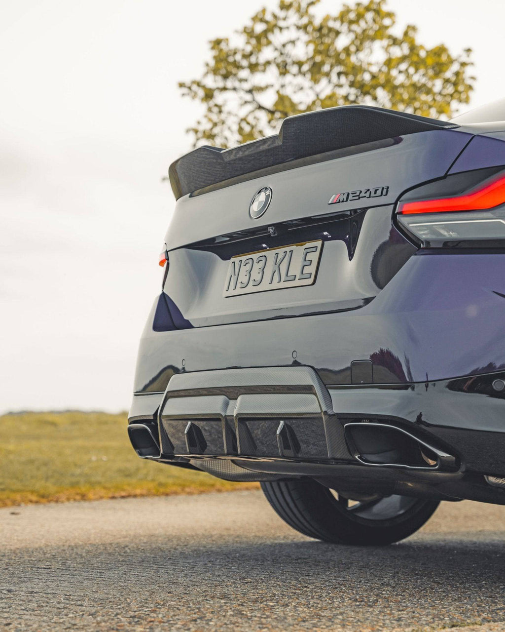 BMW 2 Series 220i & M240i G42 Pre-preg Carbon Fibre Rear Diffuser by TRE (2021+)