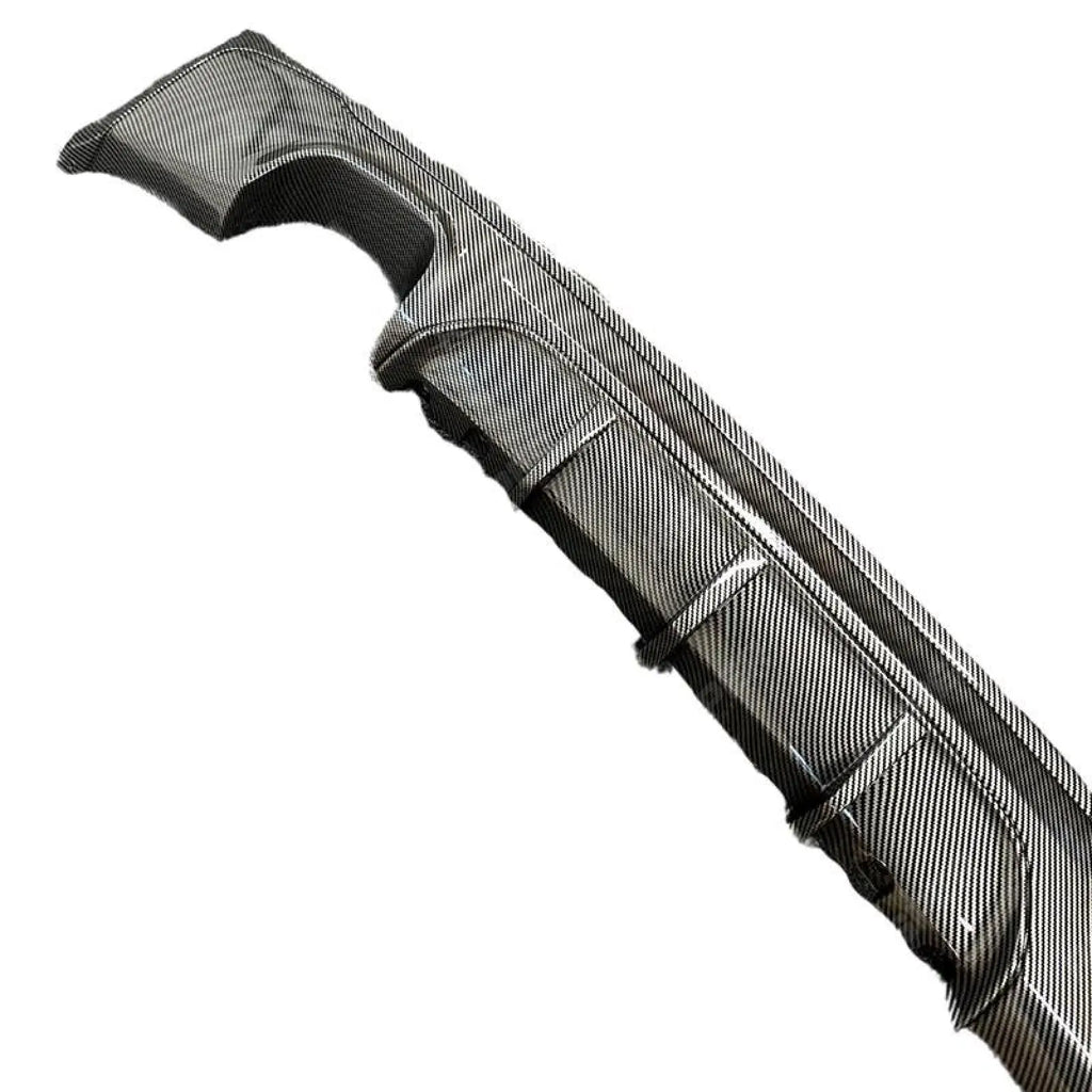 Bmw 2 Series F22 M Sport 2014-2021 Rear Diffuser In Carbon Look 00__