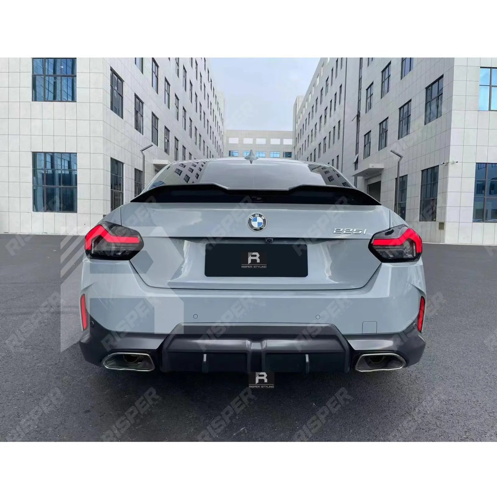 BMW 2 Series G42 2021+ 2-Door Coupe 'M240i Look' Gloss Black Full Aero Kit