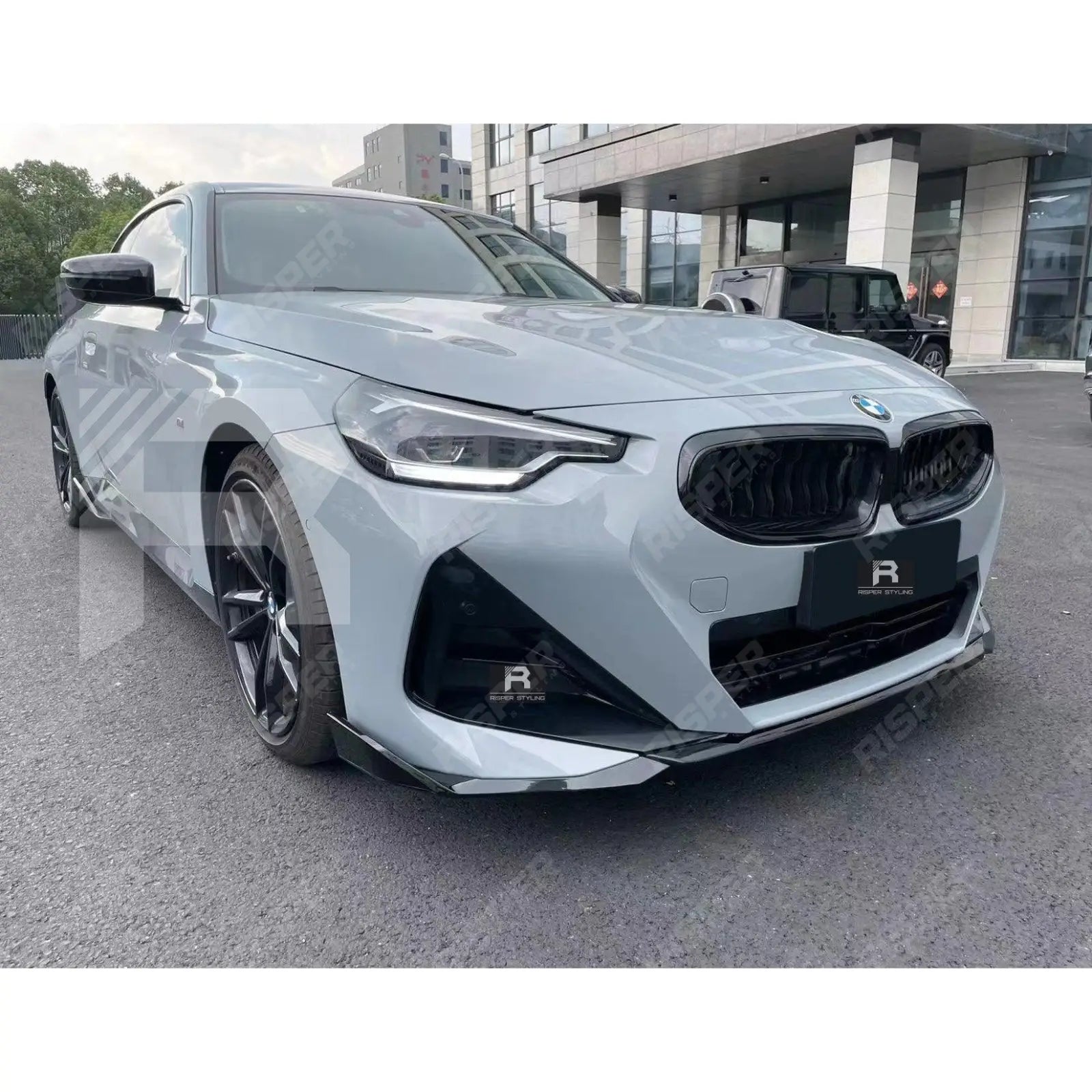 BMW 2 Series G42 2021+ 2-Door Coupe 'M240i Look' Gloss Black Full Aero Kit