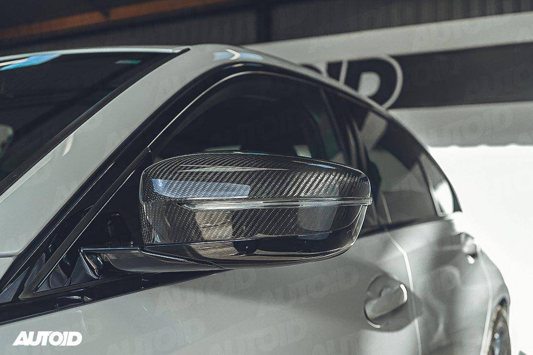 BMW 2 Series G42, 3 Series G20, 4 Series G22, 5 Series & 8 Series G15 Pre-Preg Carbon Fibre Mirror Covers by TRE (2017+)