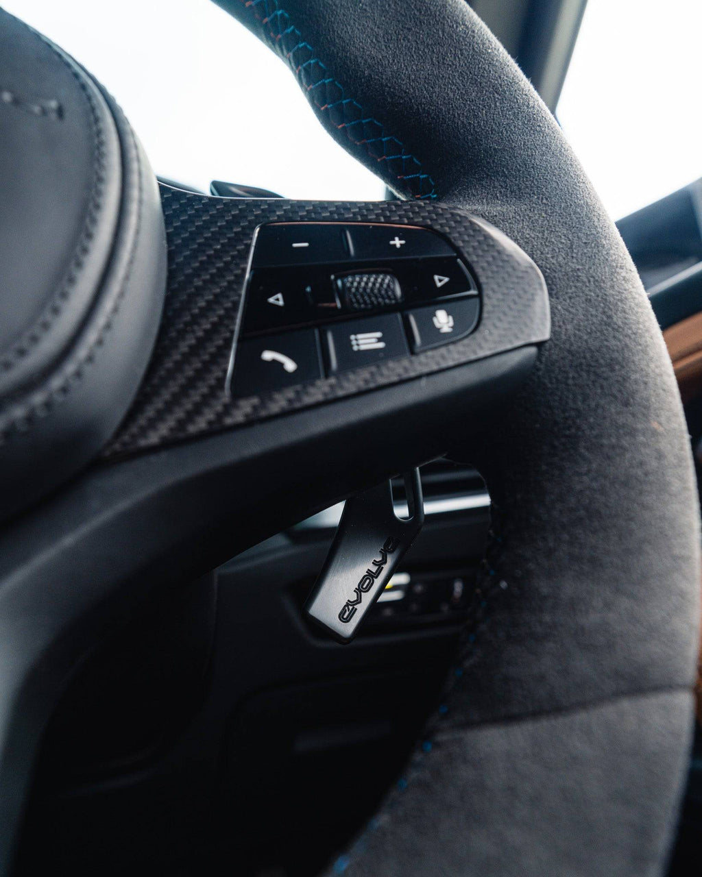 BMW 2 Series G42, M2 G87, M3 G80, M4 G82 Full Alcantara Steering Wheel by TRE