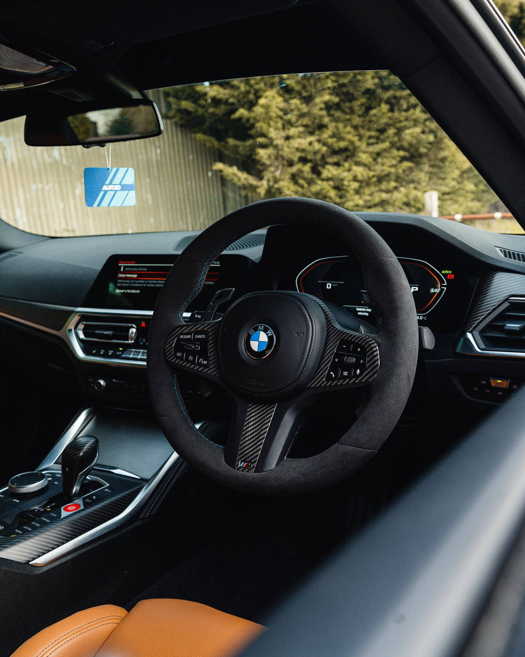 BMW 2 Series G42, M2 G87, M3 G80, M4 G82 Full Alcantara Steering Wheel by TRE