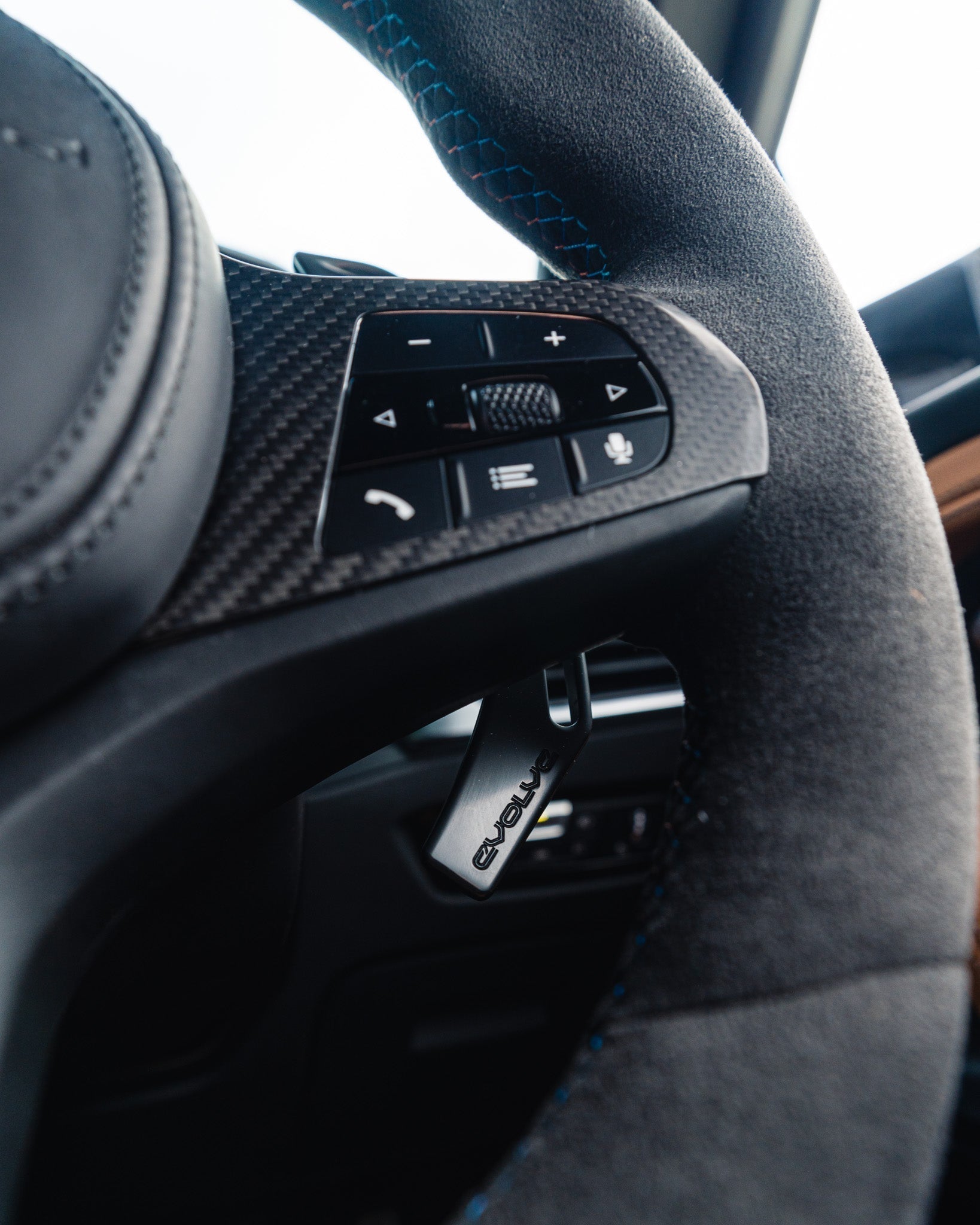 BMW 2 Series G42, M2 G87, M3 G80, M4 G82 Full Alcantara Steering Wheel by TRE