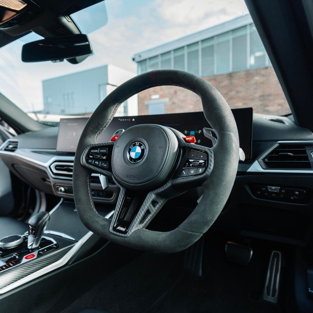 BMW 2 Series G42, M2 G87, M3 G80, M4 G82 Facelift Carbon Fibre Steering Wheel by TRE