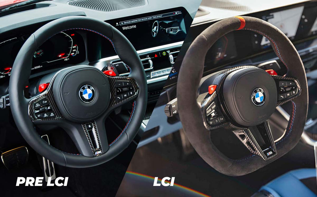 BMW 2 Series G42, M2 G87, M3 G80, M4 G82 Facelift Carbon Fibre Steering Wheel by TRE