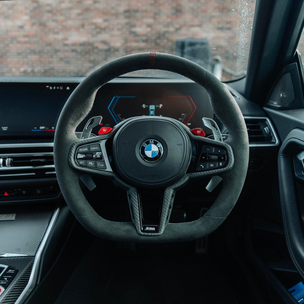 BMW 2 Series G42, M2 G87, M3 G80, M4 G82 Facelift Carbon Fibre Steering Wheel by TRE