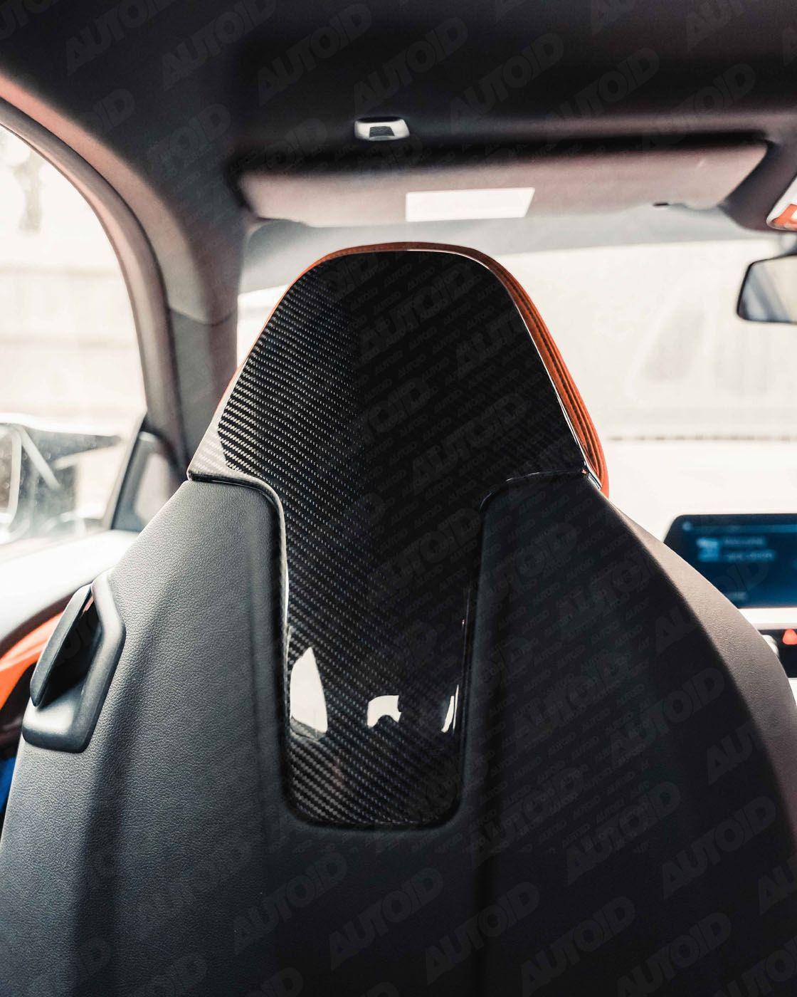 BMW 2 Series G42, M3 G80, M4 G82, M2 G87 Pre-Preg Carbon Fibre Seat Back Cover by TRE (2018+)