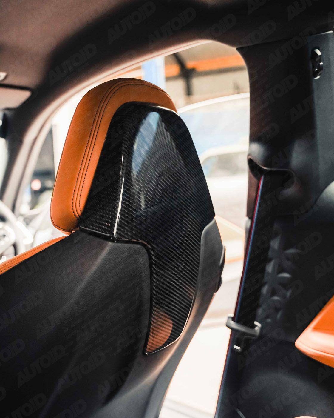BMW 2 Series G42, M3 G80, M4 G82, M2 G87 Pre-Preg Carbon Fibre Seat Back Cover by TRE (2018+)