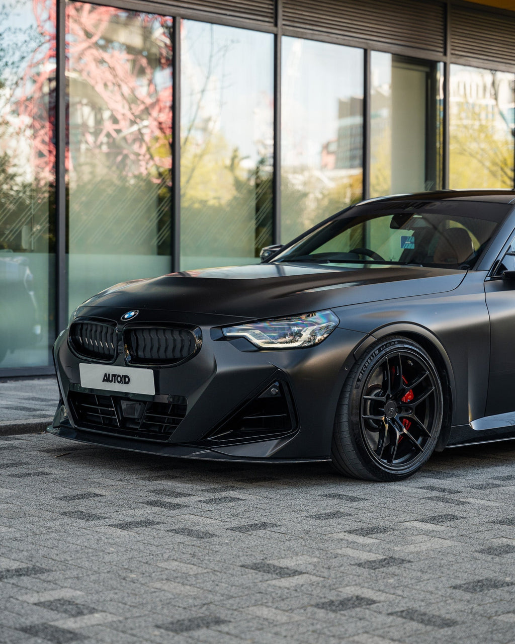 BMW 2 Series M Sport & M240i G42 Pre-Preg Carbon Fibre ID-01 Front Splitter & Rear Spoiler Pack by TRE (2021+)