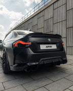 BMW 2 Series M Sport & M240i G42 Pre-Preg Carbon Fibre ID-01 Front Splitter & Rear Spoiler Pack by TRE (2021+)